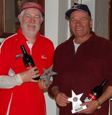 Men's doubles winners